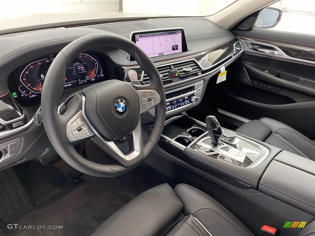 2021 7 Series 740i Sedan - Cashmere Silver Metallic / Black photo #12