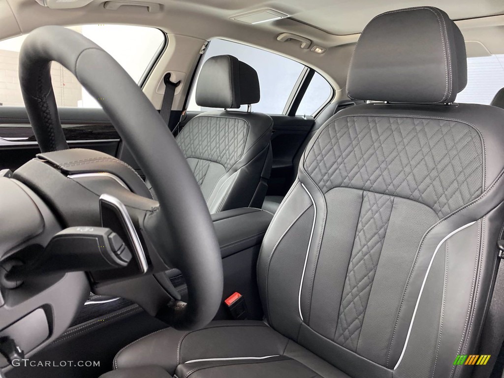 2021 7 Series 740i Sedan - Cashmere Silver Metallic / Black photo #13