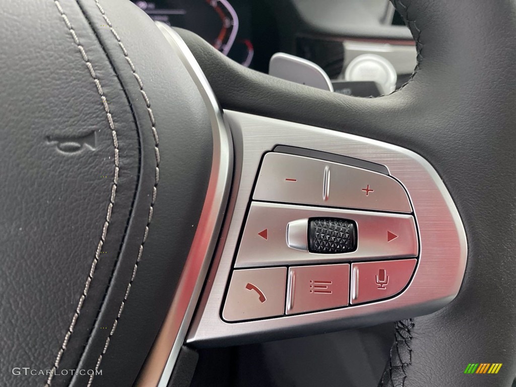 2021 7 Series 740i Sedan - Cashmere Silver Metallic / Black photo #16