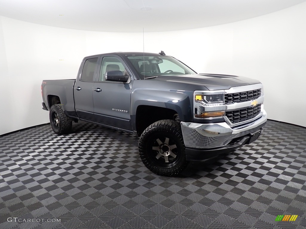 2019 Silverado LD LT Double Cab 4x4 - Graphite Metallic / Jet Black photo #3