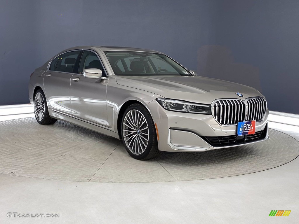 2021 7 Series 740i Sedan - Cashmere Silver Metallic / Black photo #27