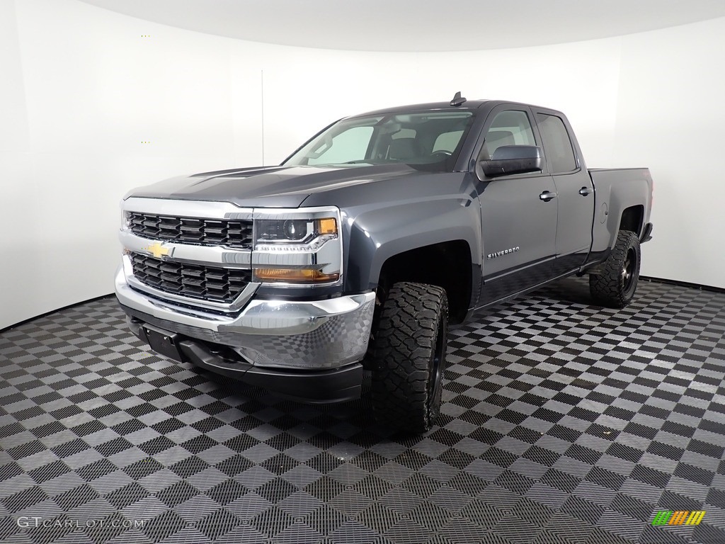 2019 Silverado LD LT Double Cab 4x4 - Graphite Metallic / Jet Black photo #8