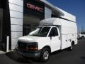 2021 Summit White GMC Savana Cutaway 3500 Commercial Utility Truck  photo #1