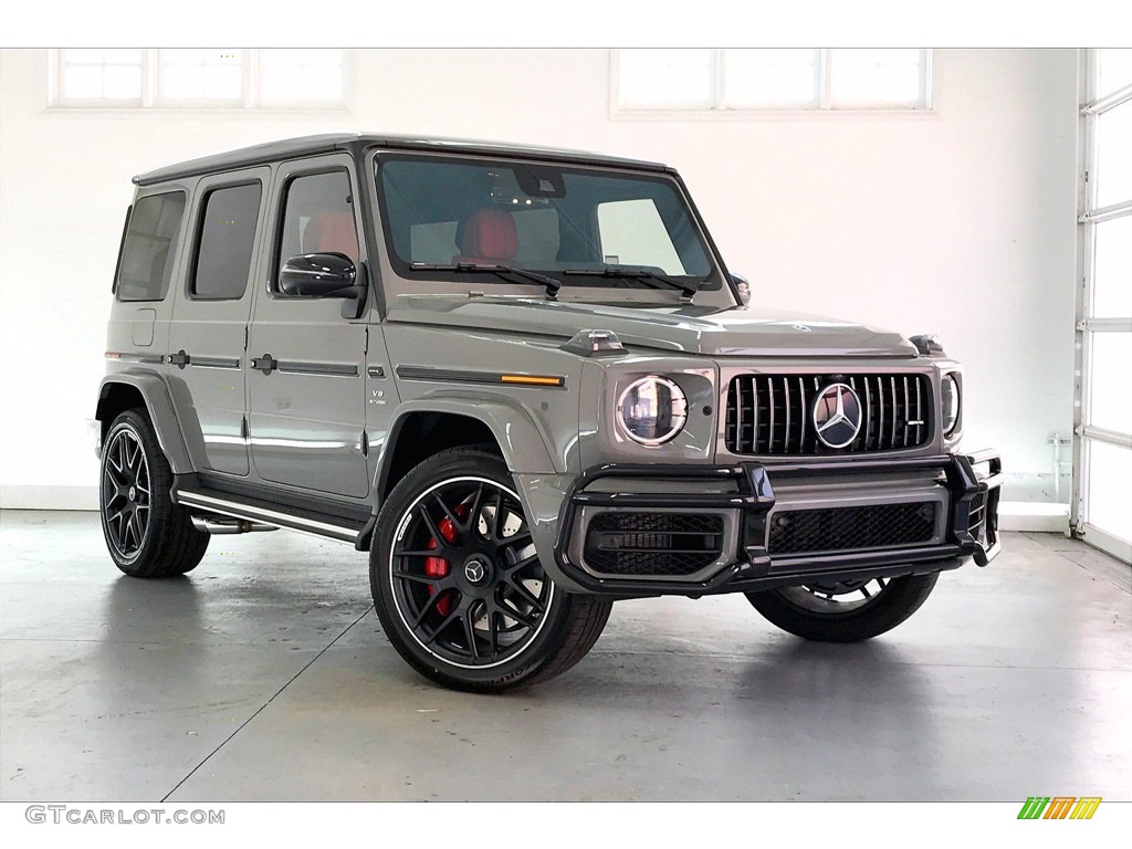 2021 G 63 AMG - G manufaktur Arabian Grey / designo Classic Red/Black photo #12