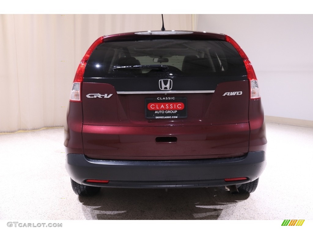 2013 CR-V EX AWD - Basque Red Pearl II / Gray photo #17