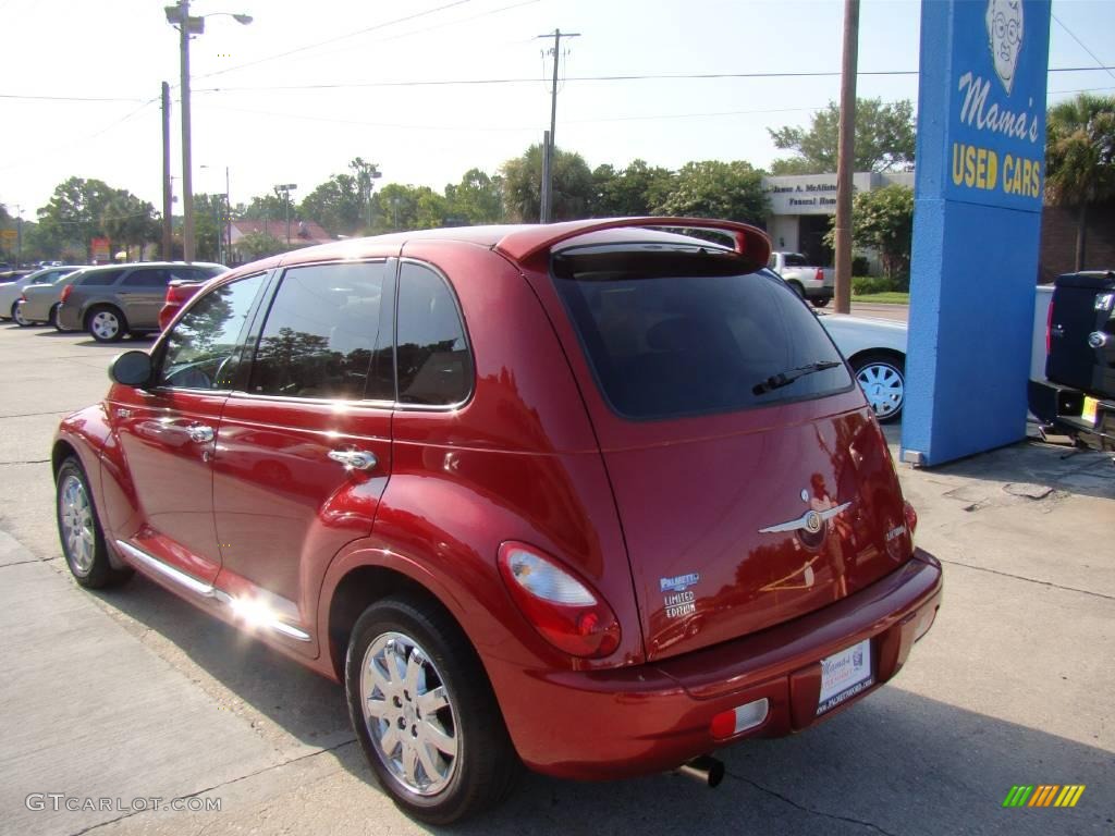 2006 PT Cruiser Limited - Inferno Red Crystal Pearl / Pastel Slate Gray photo #6