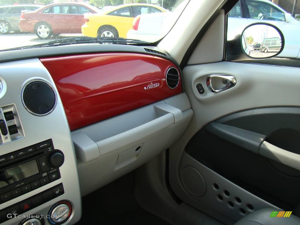 2006 PT Cruiser Limited - Inferno Red Crystal Pearl / Pastel Slate Gray photo #14