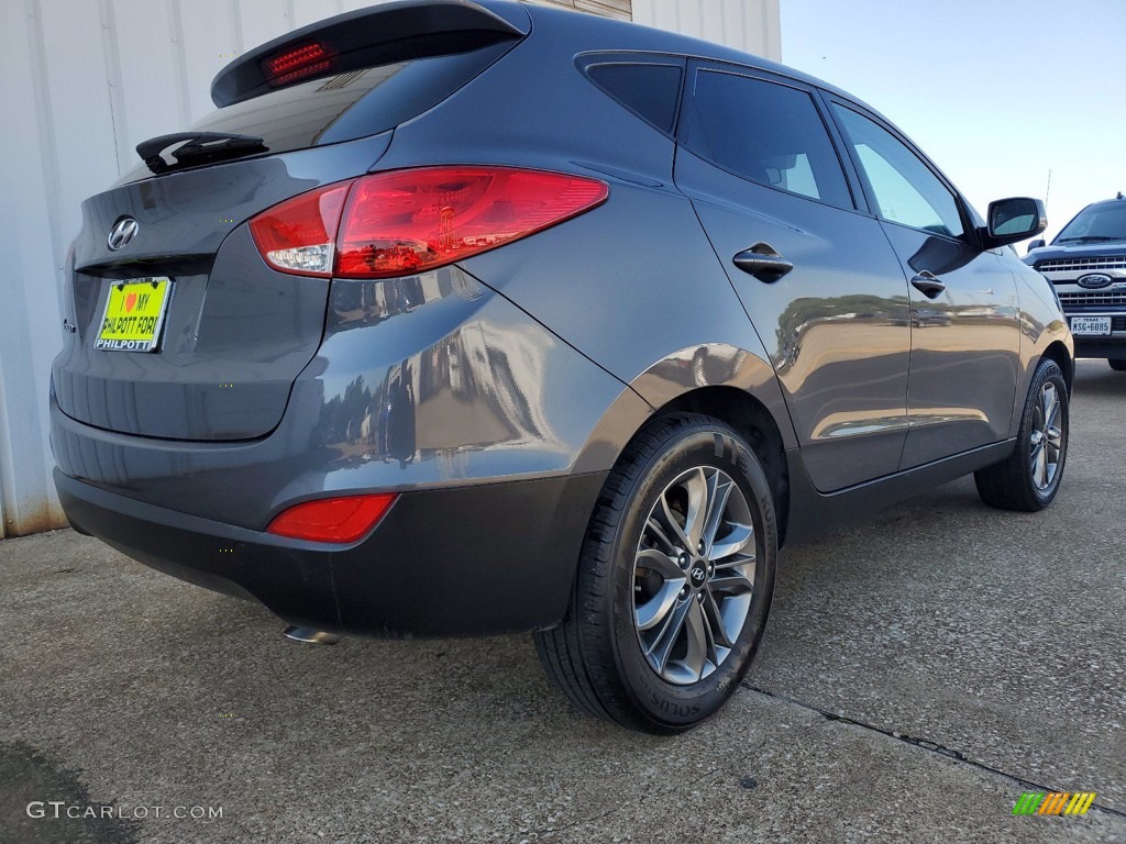 2014 Tucson GLS - Shadow Gray / Black photo #3