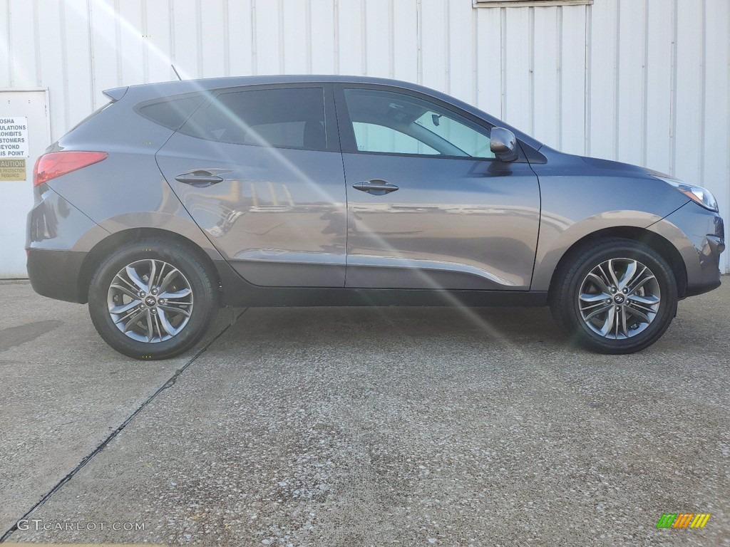2014 Tucson GLS - Shadow Gray / Black photo #12