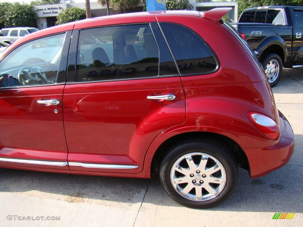 2006 PT Cruiser Limited - Inferno Red Crystal Pearl / Pastel Slate Gray photo #23