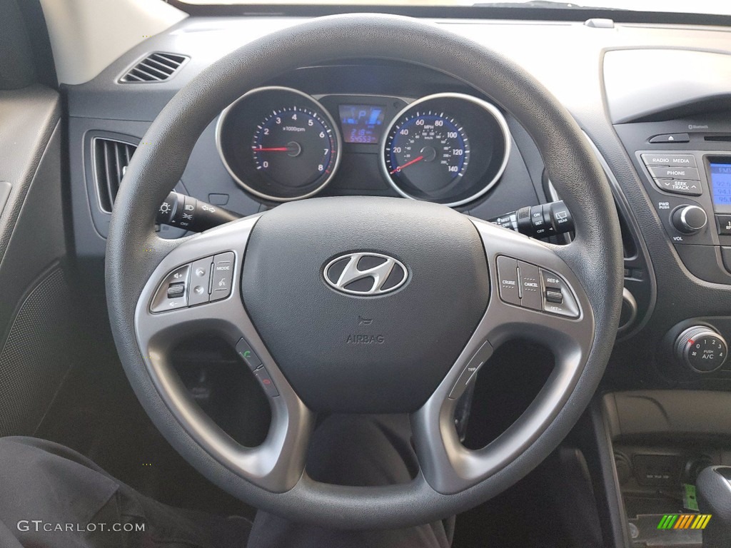 2014 Tucson GLS - Shadow Gray / Black photo #15