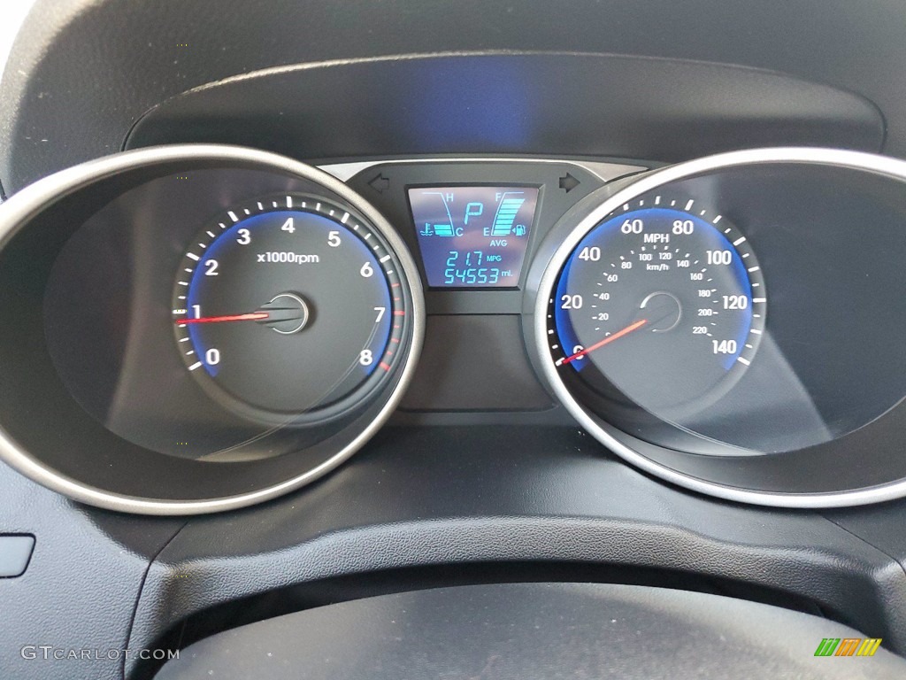 2014 Tucson GLS - Shadow Gray / Black photo #21