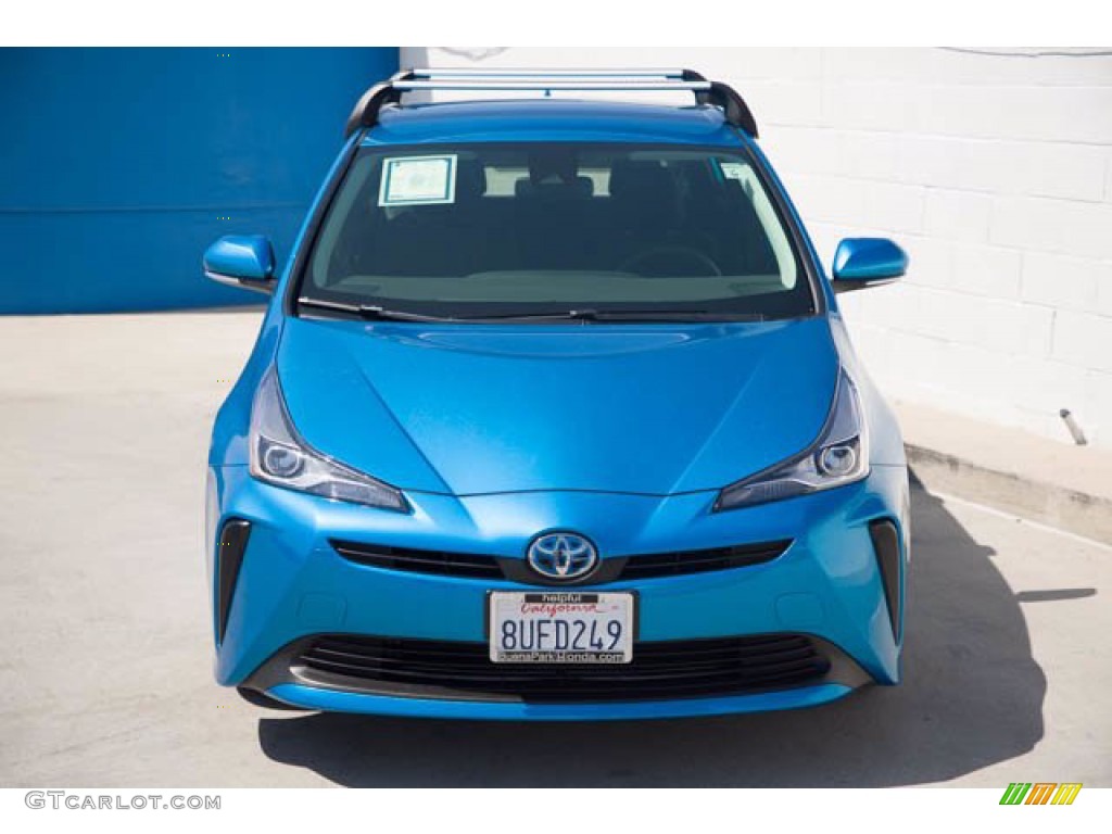 2021 Prius L Eco - Electric Storm Blue / Black photo #7