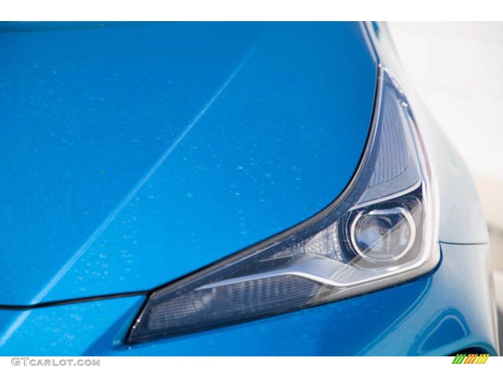 2021 Prius L Eco - Electric Storm Blue / Black photo #9