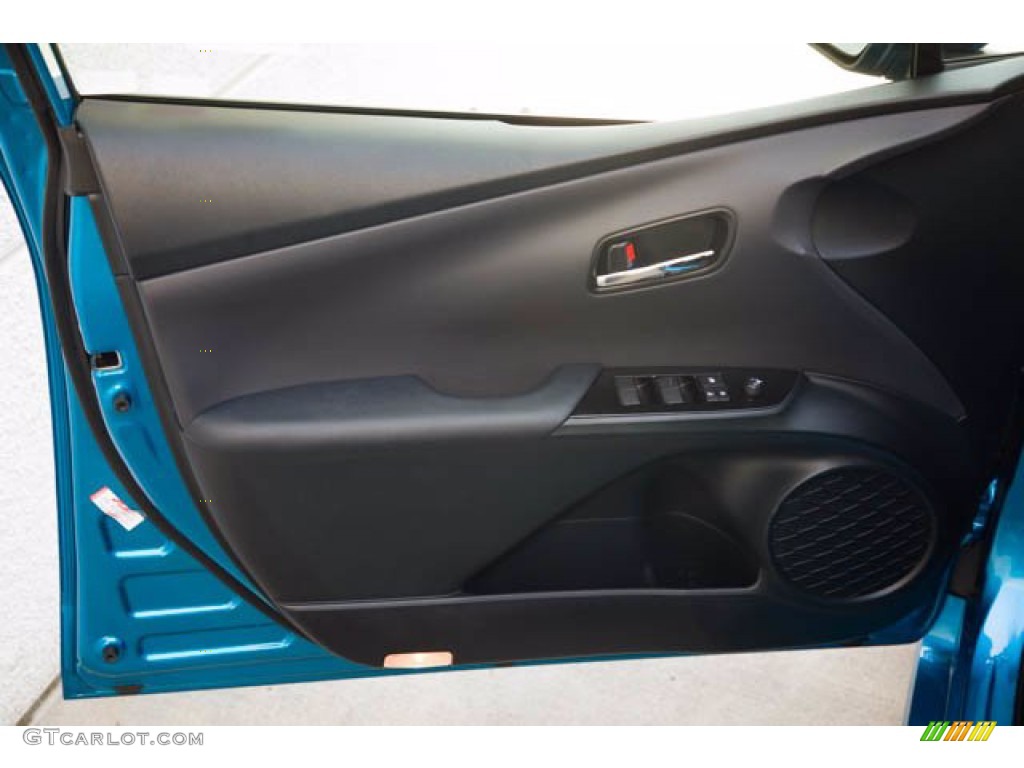 2021 Toyota Prius L Eco Black Door Panel Photo #141760257
