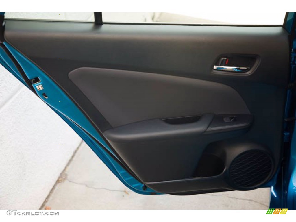 2021 Toyota Prius L Eco Black Door Panel Photo #141760266