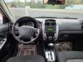 2007 Kia Spectra Black Interior Dashboard Photo