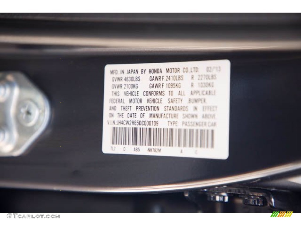 2013 TSX Technology Sport Wagon - Graphite Luster Metallic / Ebony photo #36