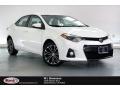 Super White 2016 Toyota Corolla S Plus