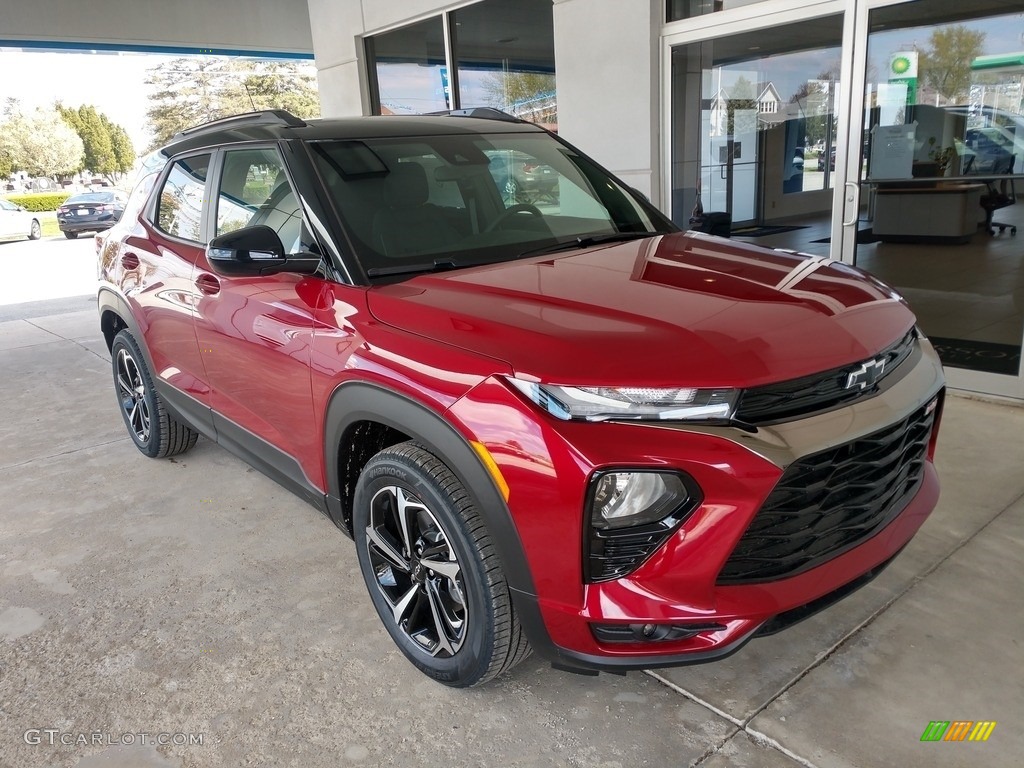Scarlet Red Metallic 2021 Chevrolet TrailBlazer RS Exterior Photo #141762478