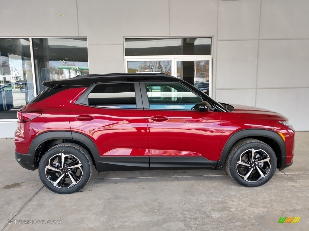 Scarlet Red Metallic 2021 Chevrolet TrailBlazer RS Exterior Photo #141762506
