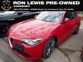 Rosso (Red) Alfa 2018 Alfa Romeo Giulia Ti AWD