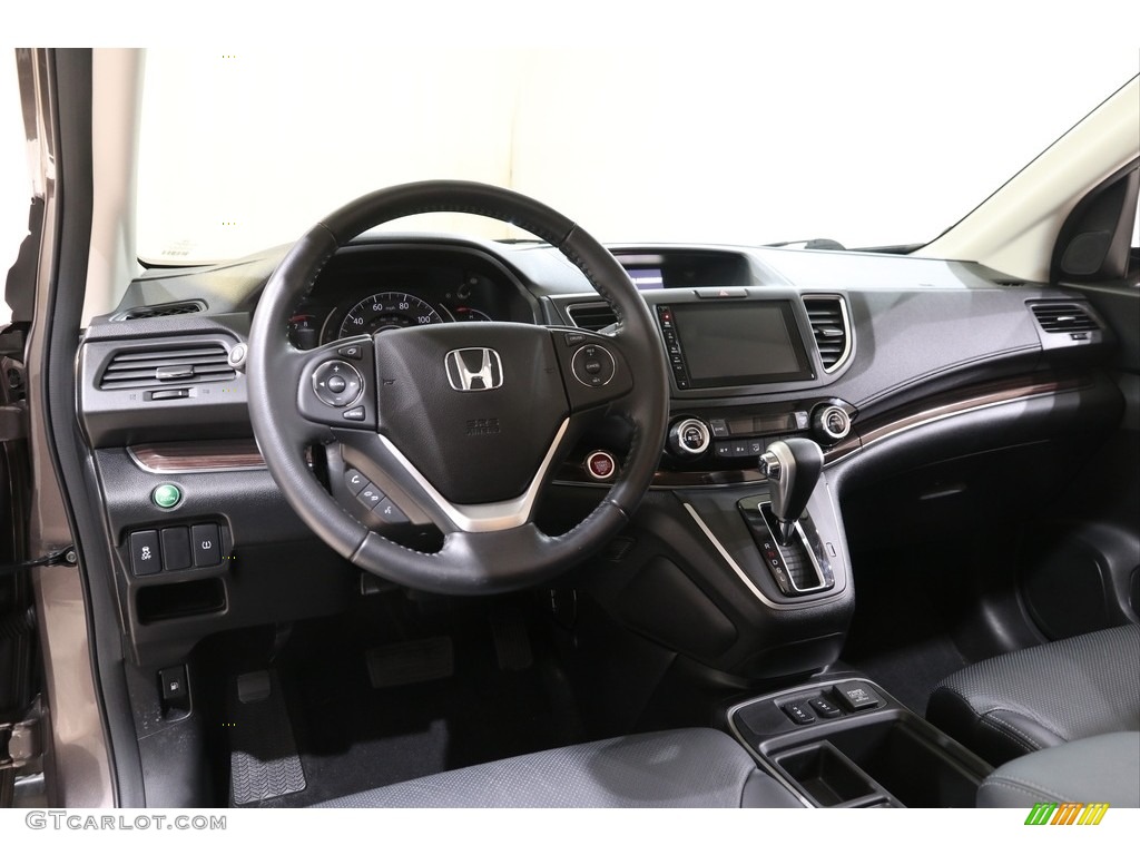 2016 Honda CR-V EX-L AWD Black Dashboard Photo #141763886