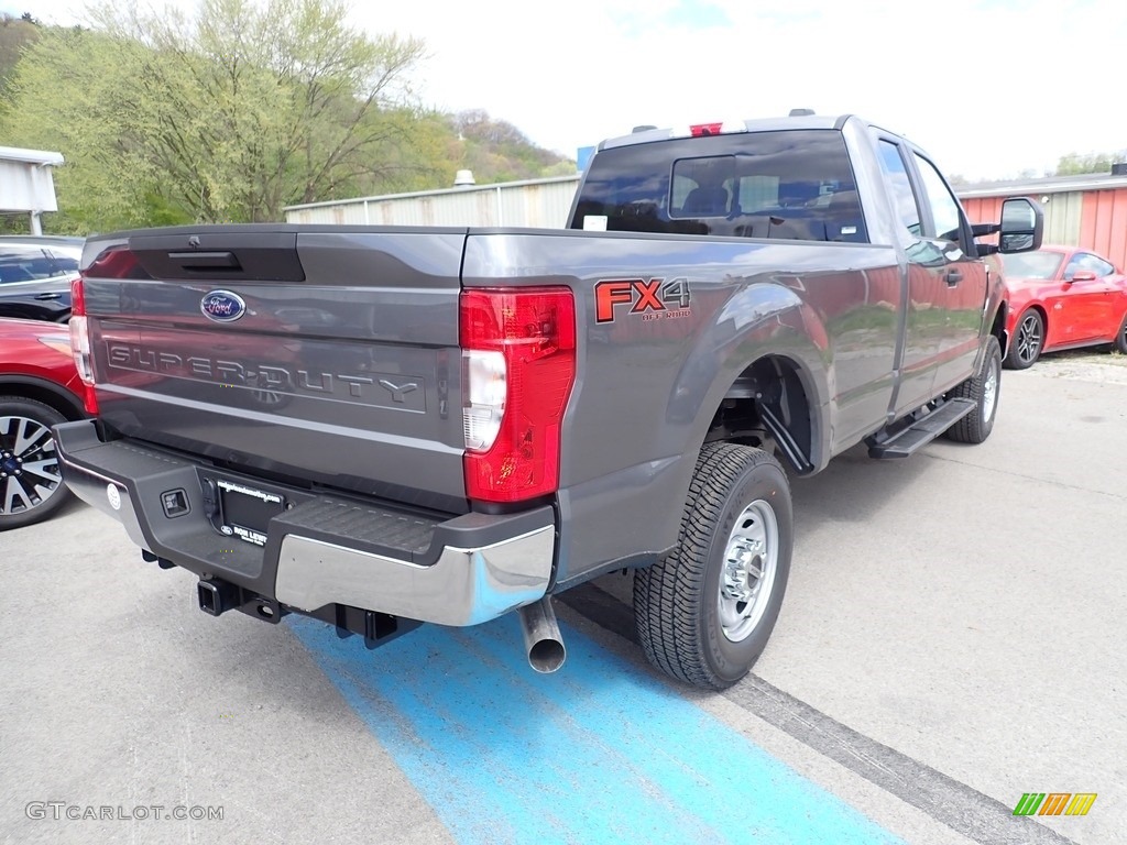 2021 F350 Super Duty XL SuperCab 4x4 - Carbonized Gray / Medium Earth Gray photo #2