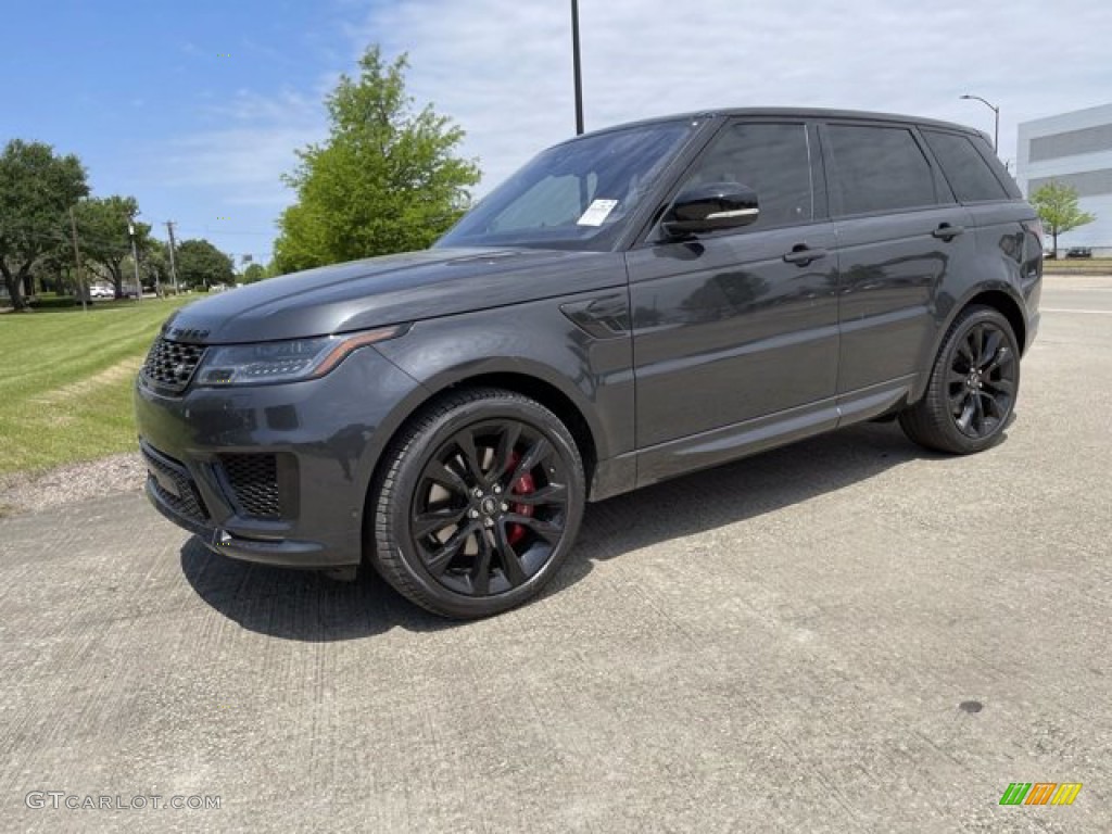 2021 Range Rover Sport HST - Carpathian Gray Metallic / Pimento/Ebony photo #1