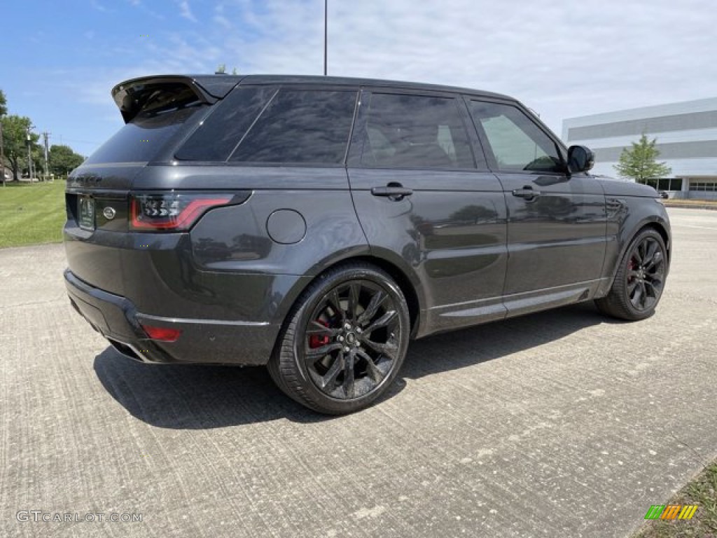 2021 Range Rover Sport HST - Carpathian Gray Metallic / Pimento/Ebony photo #2