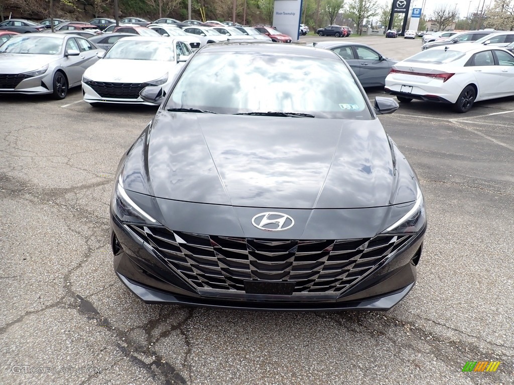 2021 Elantra SEL - Portofino Gray / Black photo #4