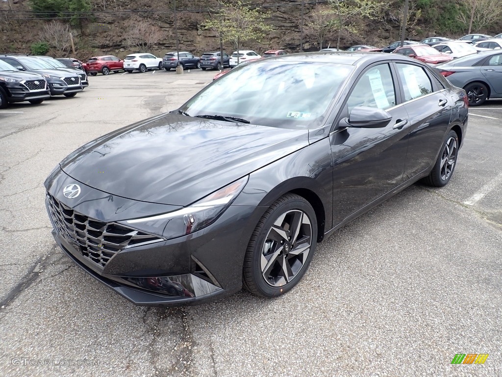 2021 Elantra SEL - Portofino Gray / Black photo #5