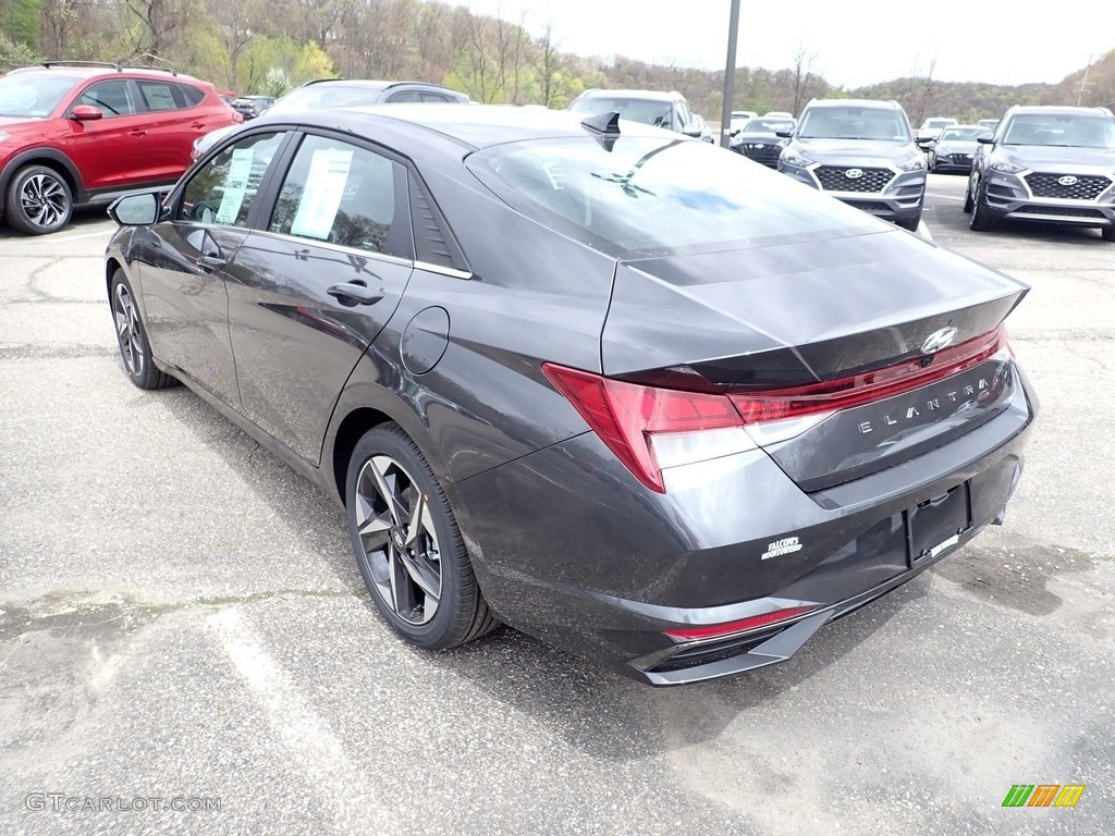 2021 Elantra SEL - Portofino Gray / Black photo #6