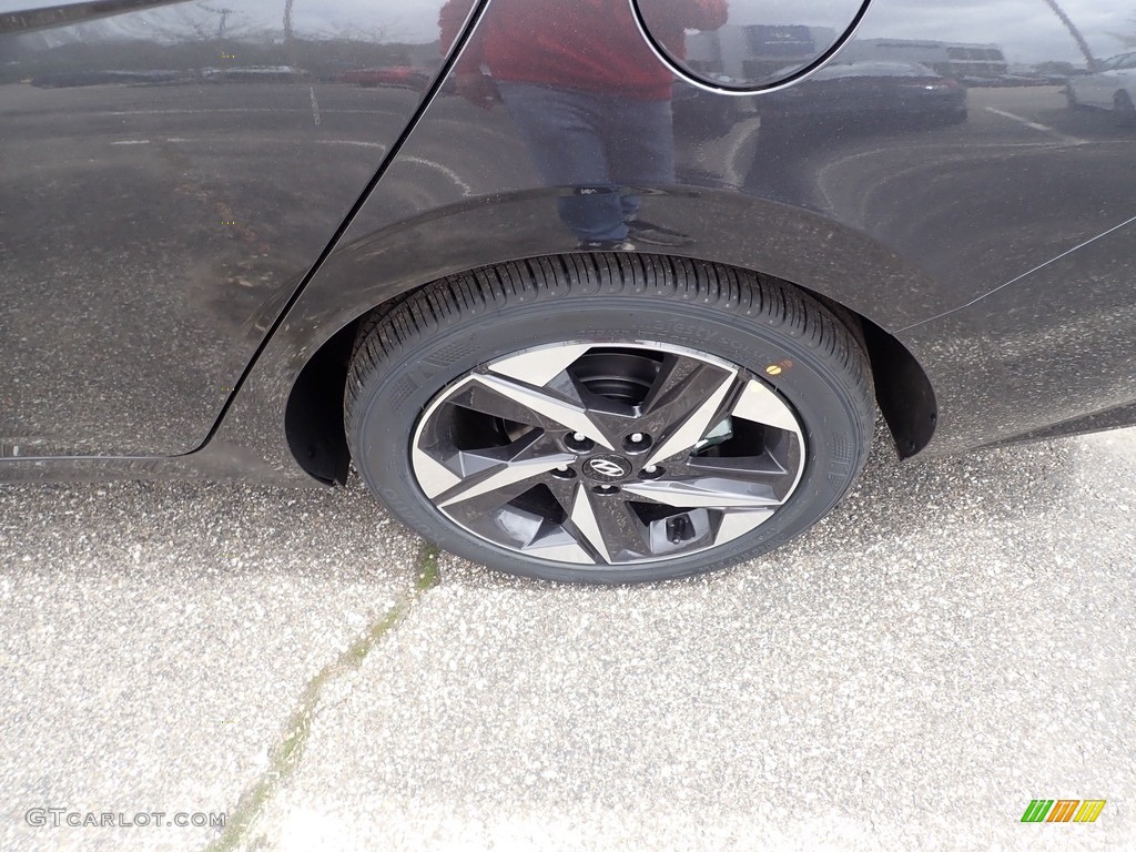 2021 Elantra SEL - Portofino Gray / Black photo #7