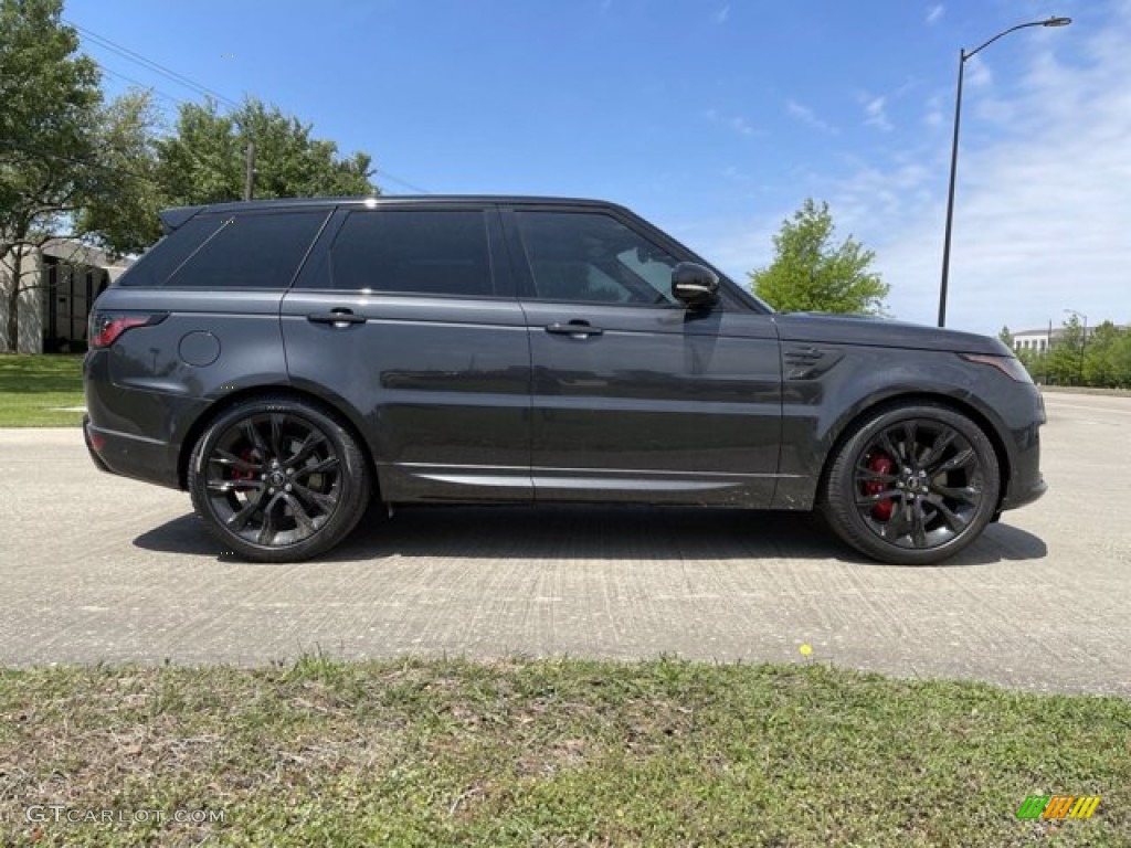 2021 Range Rover Sport HST - Carpathian Gray Metallic / Pimento/Ebony photo #11