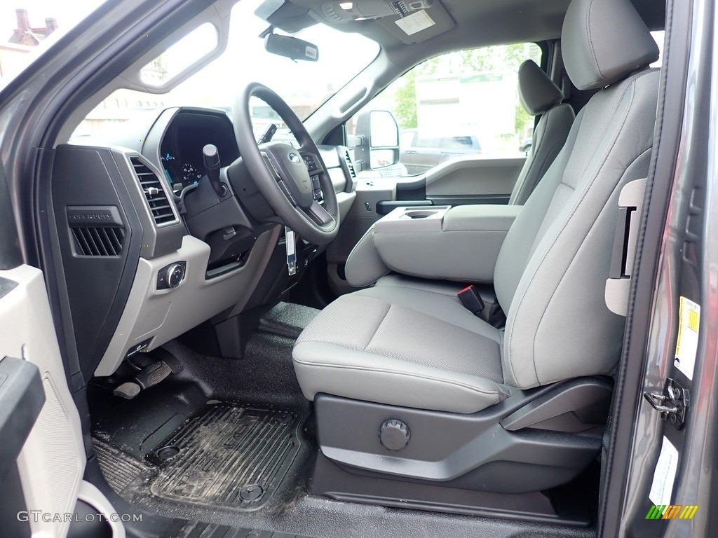 2021 F350 Super Duty XL SuperCab 4x4 - Carbonized Gray / Medium Earth Gray photo #15