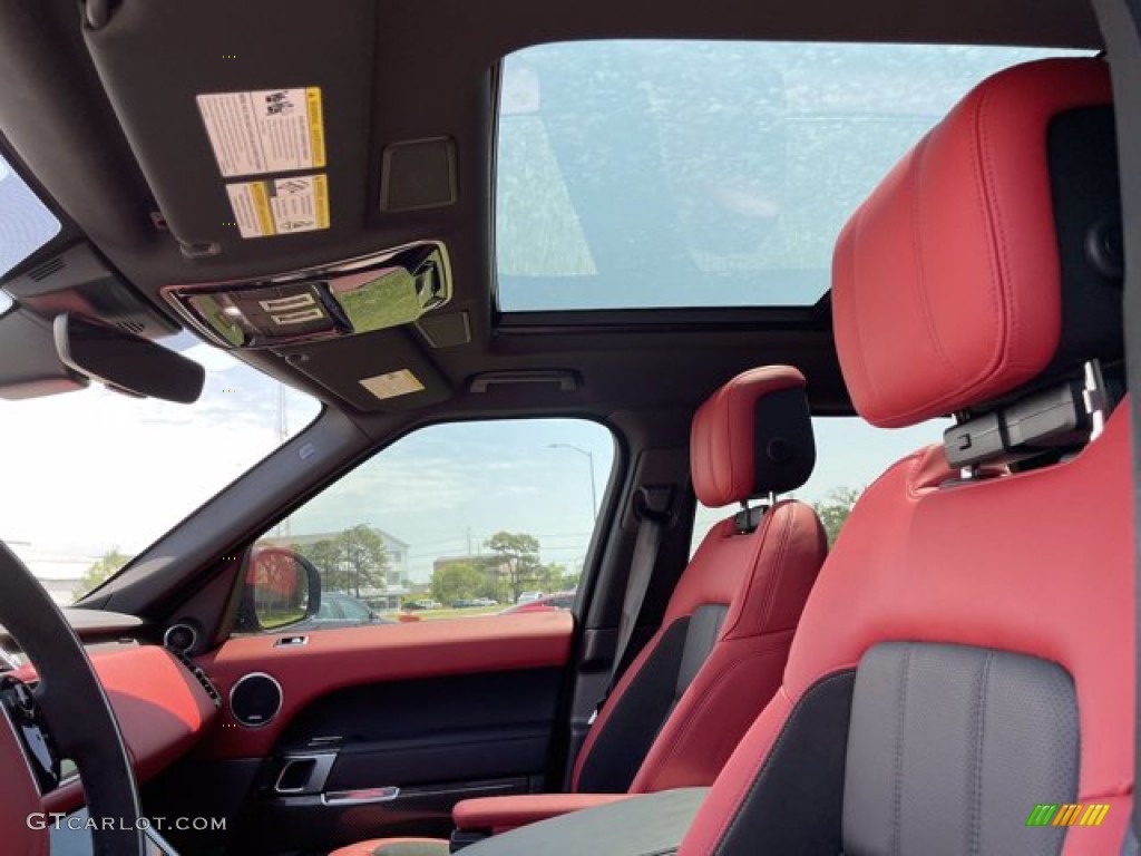 2021 Range Rover Sport HST - Carpathian Gray Metallic / Pimento/Ebony photo #22