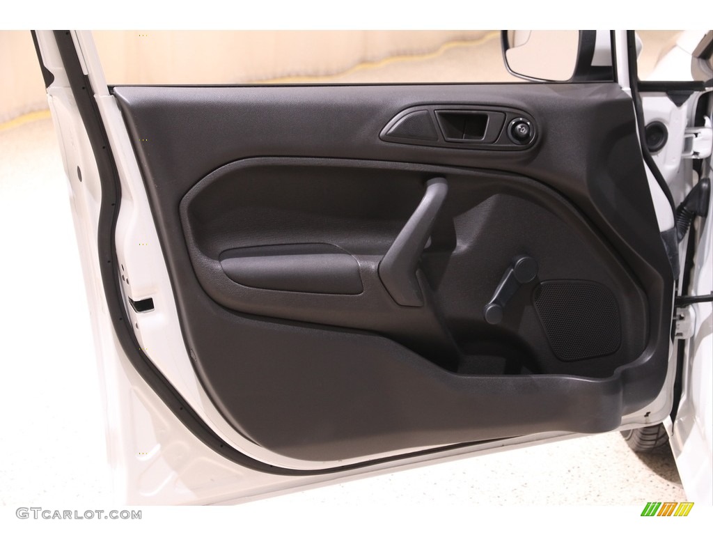 2016 Ford Fiesta S Hatchback Charcoal Black Door Panel Photo #141766166