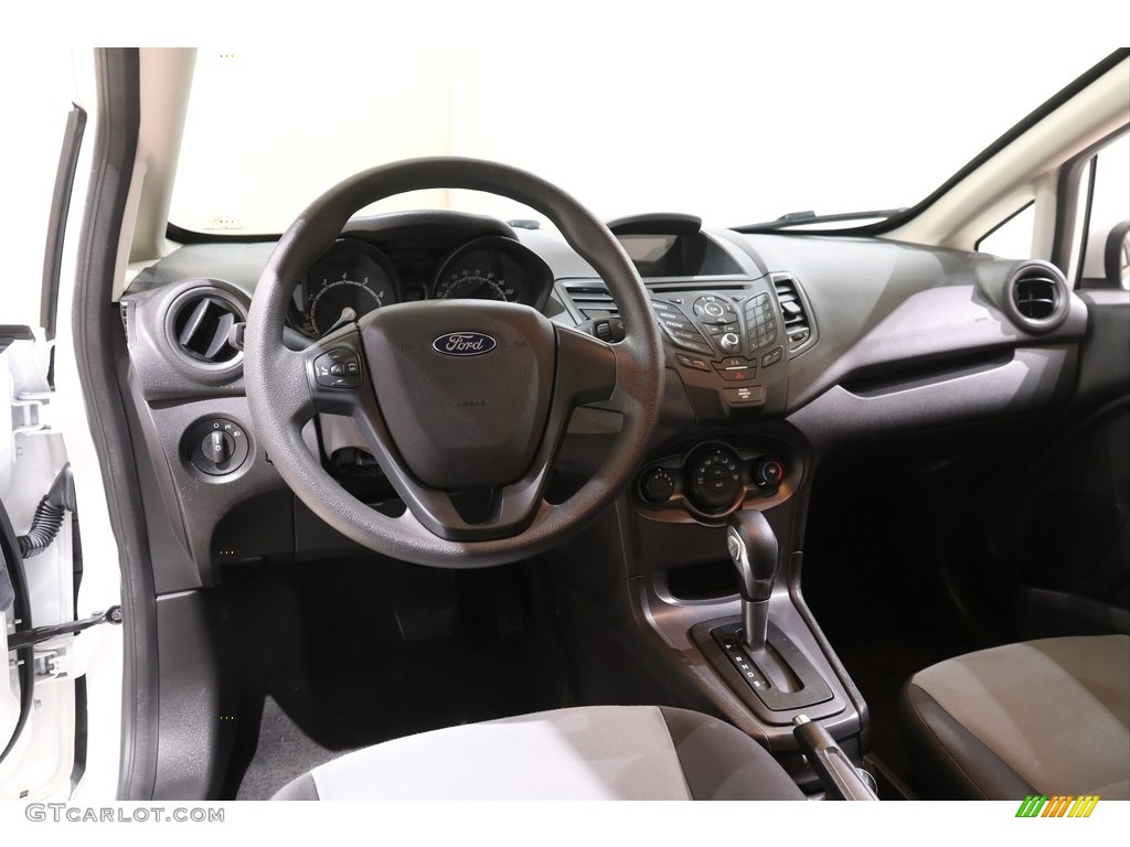 2016 Ford Fiesta S Hatchback Charcoal Black Dashboard Photo #141766203