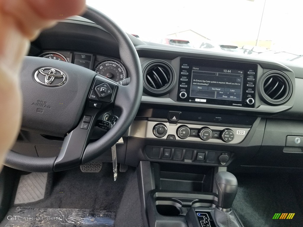2021 Toyota Tacoma SR Access Cab 4x4 Cement Dashboard Photo #141766793