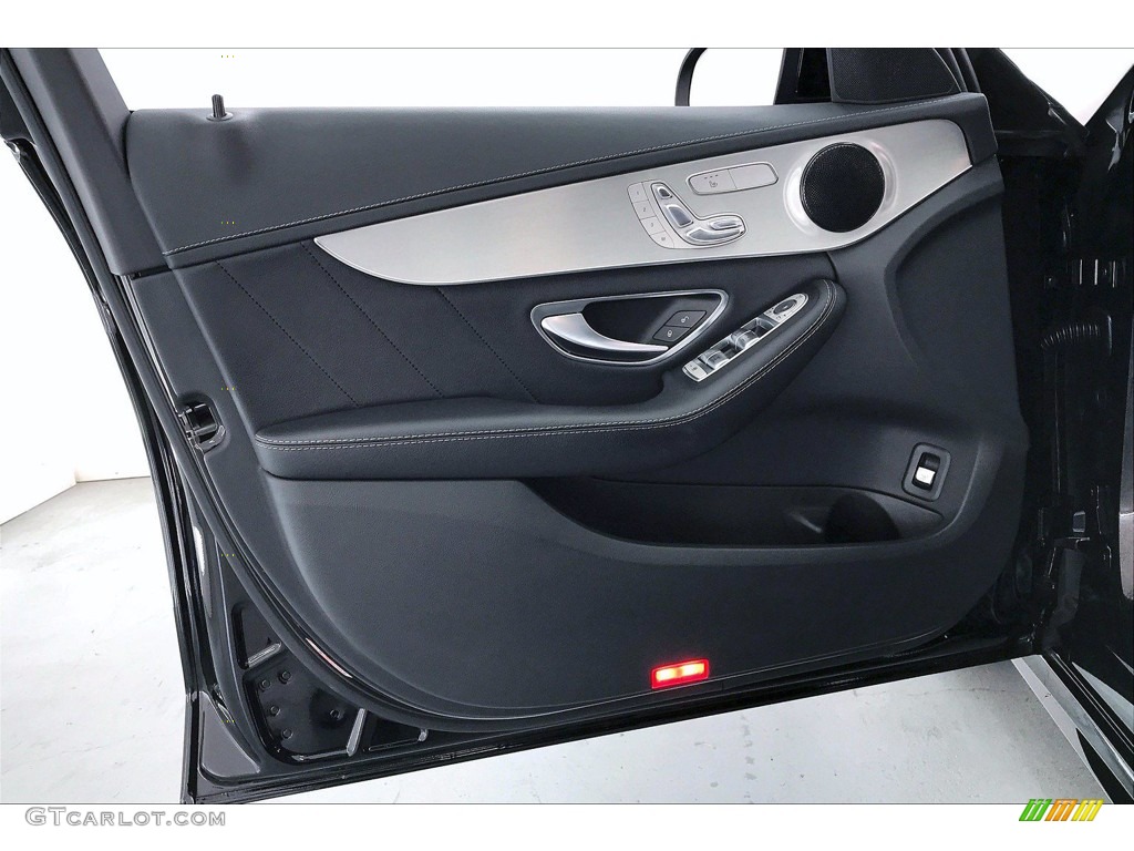 2018 Mercedes-Benz C 43 AMG 4Matic Sedan Black Door Panel Photo #141767201
