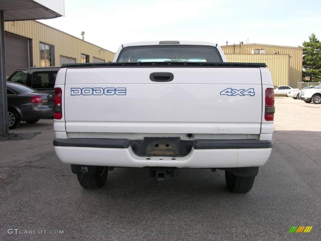 1999 Ram 1500 Sport Extended Cab 4x4 - Bright White / Mist Gray photo #5