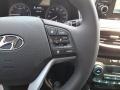 2021 Hyundai Tucson Black Interior Steering Wheel Photo