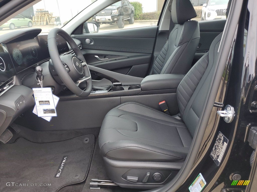 2021 Elantra Limited - Phantom Black / Black photo #4