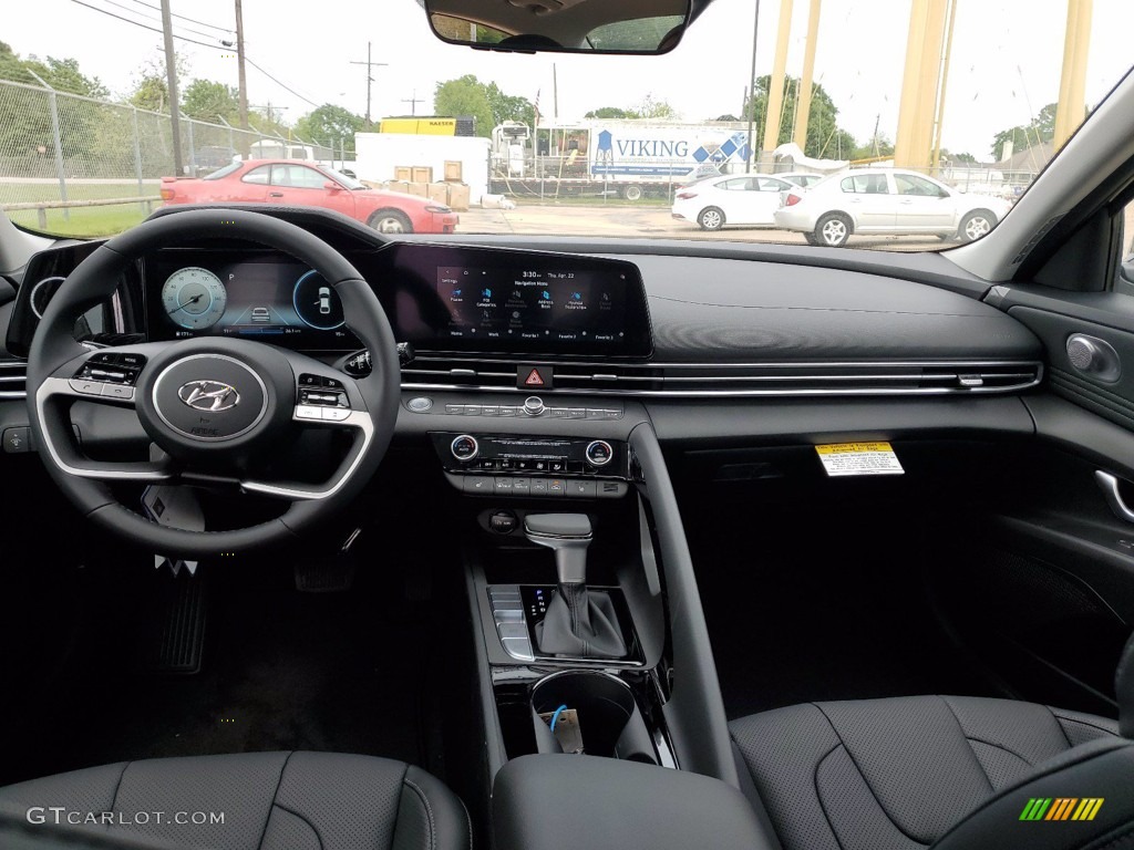 2021 Elantra Limited - Phantom Black / Black photo #5
