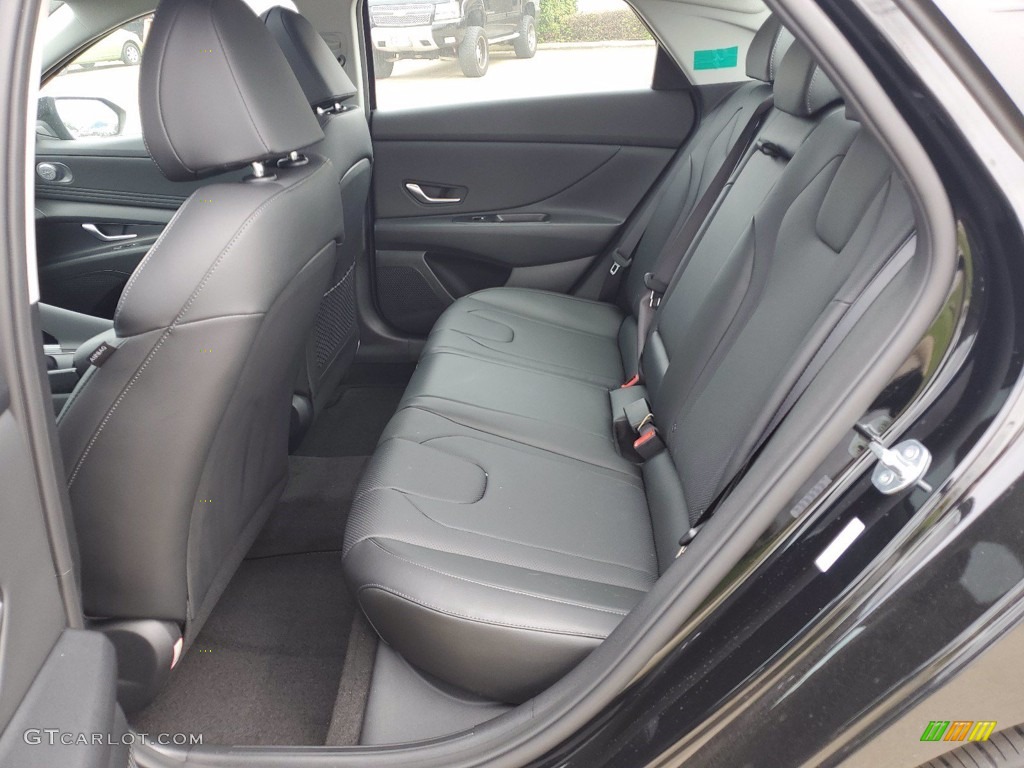 2021 Elantra Limited - Phantom Black / Black photo #6