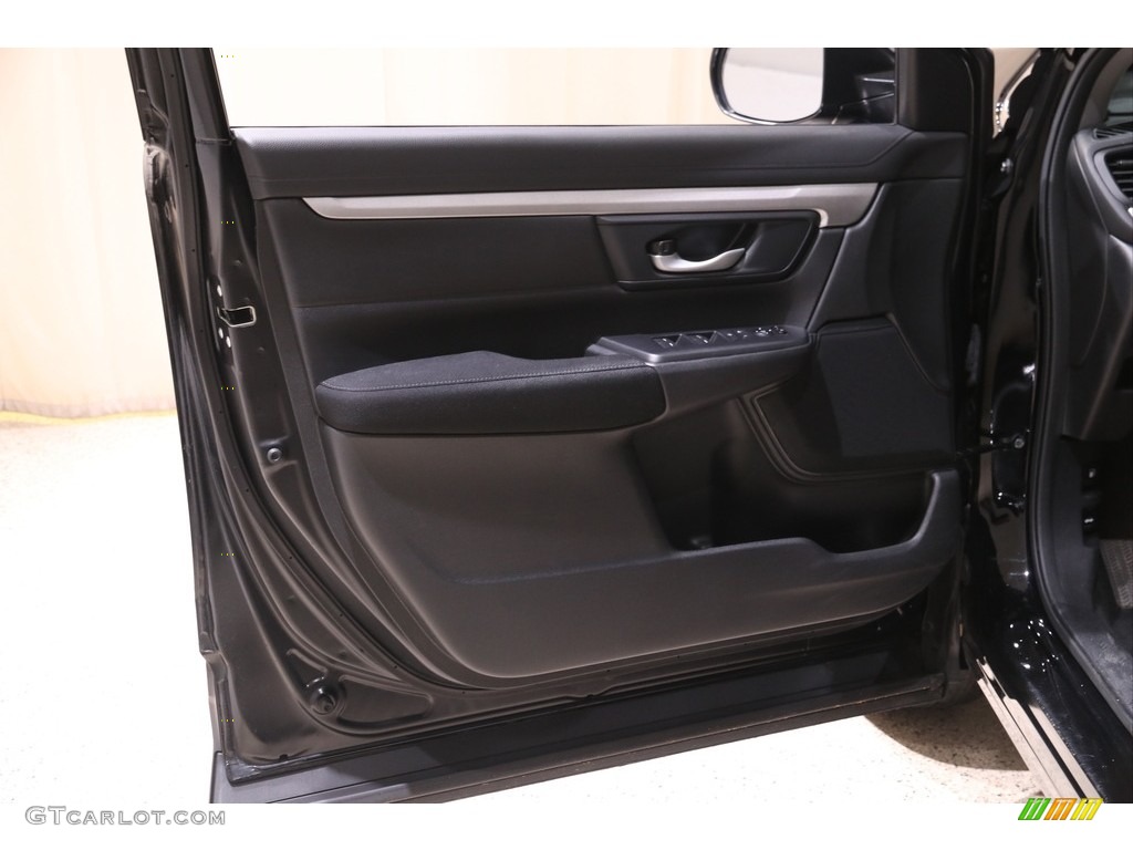 2018 CR-V LX AWD - Crystal Black Pearl / Black photo #4