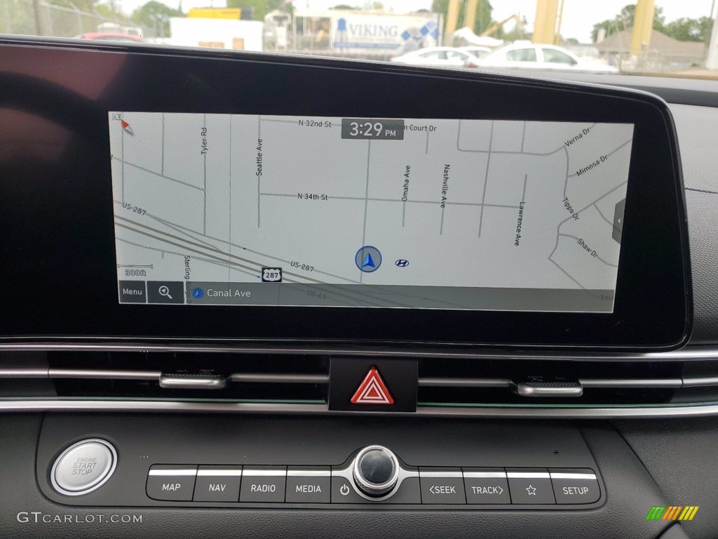 2021 Elantra Limited - Phantom Black / Black photo #19