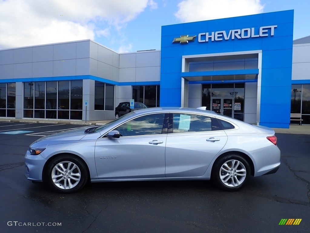 2018 Malibu LT - Arctic Blue Metallic / Jet Black photo #3