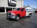 2017 Bright Red Ram 3500 Tradesman Regular Cab Chassis  photo #2